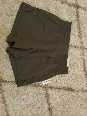 Old Navy Olive High Rise Athletic Short